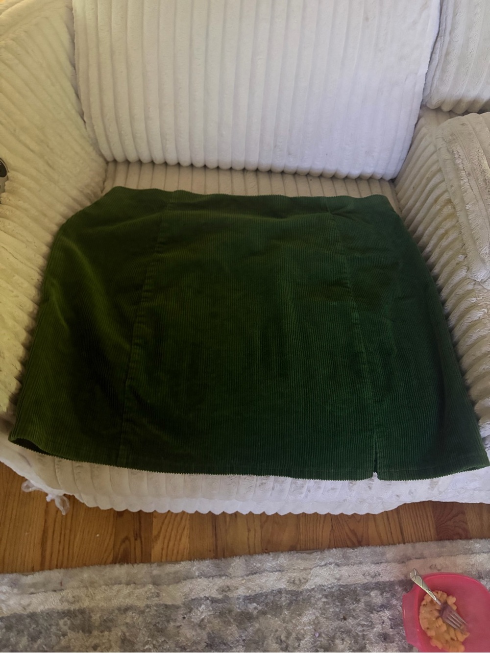 Forever 21 Forest Green Corduroy Mini Skirt 4X